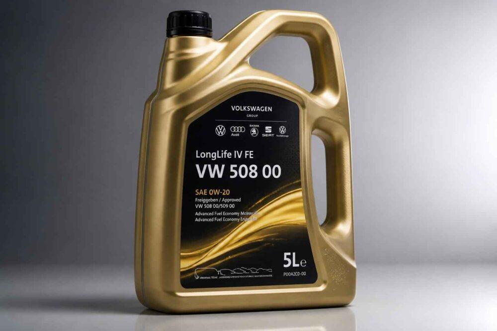 Kanister oleju silnikowego Volkswagen LongLife IV FE 0W-20 o pojemności 5 litrów